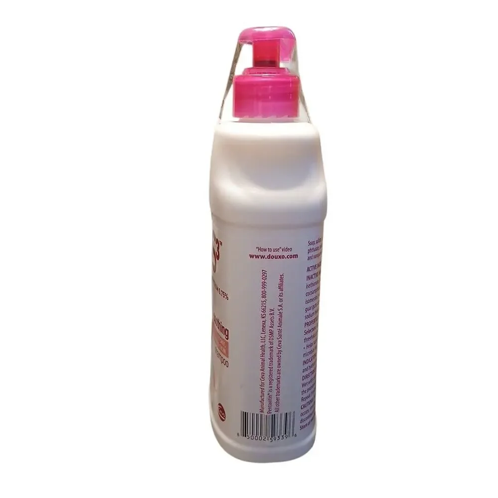 DOUXO S3 Calm Soothing Itchy Skin Shampoo Dogs Cats 16.9oz Pink Bottle Ophytrium